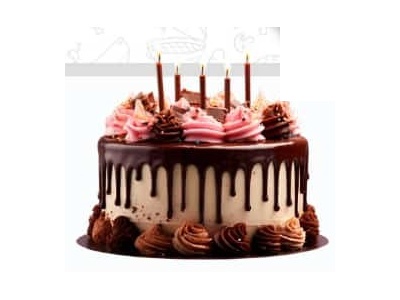 Custom Chocolate Drip Celebration Cake